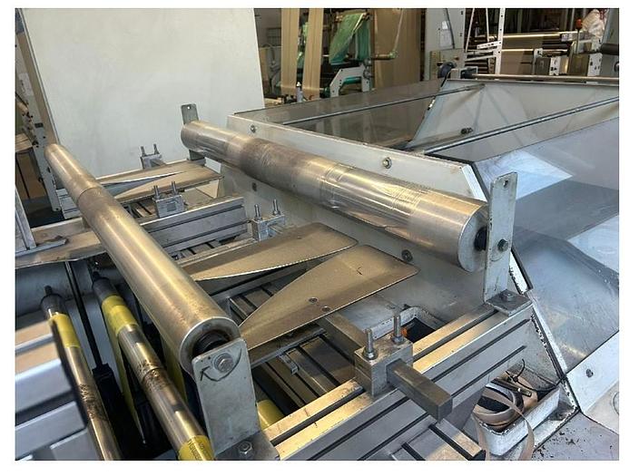 Used 2004 Mobert Roller 110E6M Cart Film Bag Line