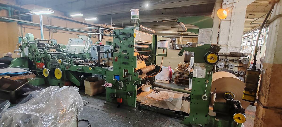 Used 1968 Windmoller & Holscher Triumph IIIA QMS 992 Paper Bag Line