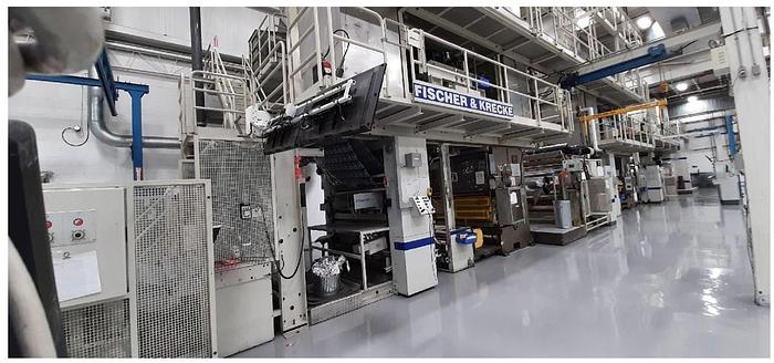 Used 2001 Fischer & Krecke F16S CI Flexo Gearless Line