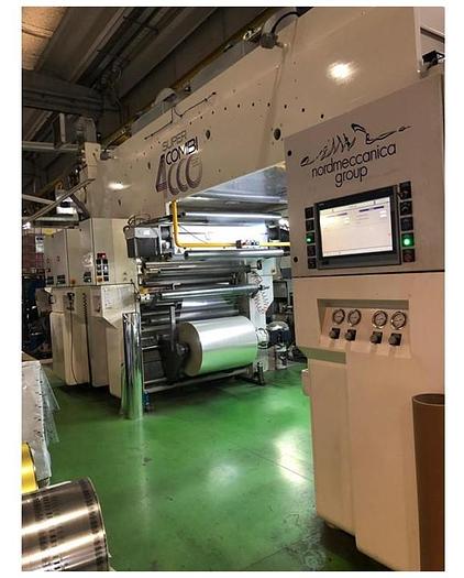 Used 2018 Nordmeccanica Supercombi 4000 Laminator and Coater Line