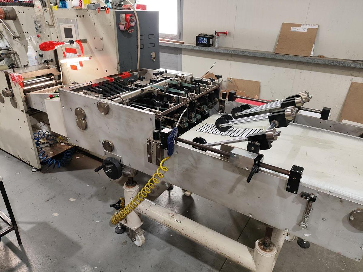 Used 2006 Gidue 290 6 colour UV Flexo Label press