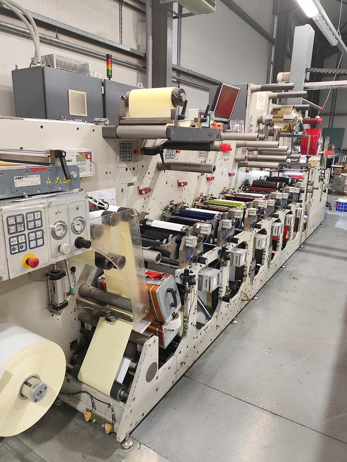 Used 2006 Gidue 290 6 colour UV Flexo Label press