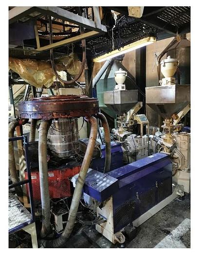 Used 2018 Kung Hsing KSMH50+55/380V50HZ Blown Film Extrusion Line