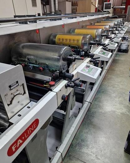 Used 2007 Nilpeter FA4 8 Colour Flexo Label Press