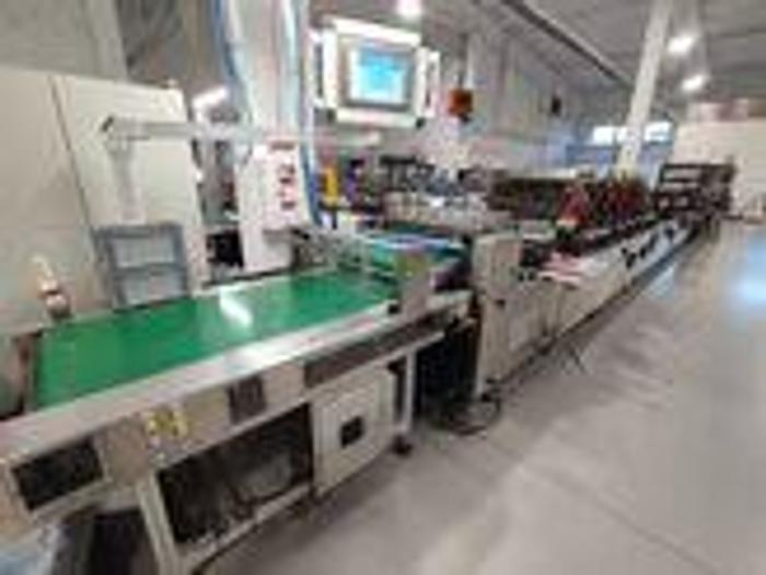 Used 2019 Shanghai Zhoutai AMD600HLMSC.200P Pounc and Vacuum Bag Making Line