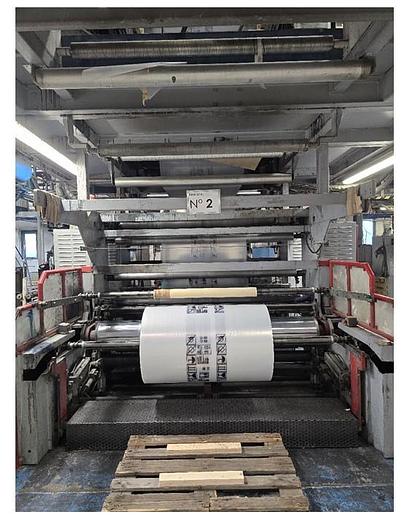 Used 2000 Bielloni Coex 3 Blown Film Extrusion Line