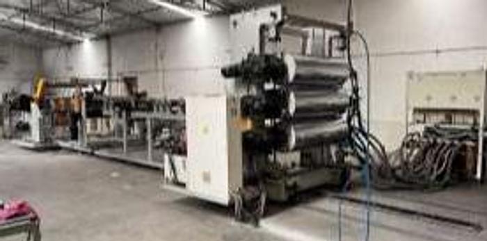 Used 2017 Nanjing Polish and Caldender Extrusion Line