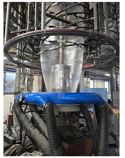 Used 2000 Bielloni Coex 3 Blown Film Extrusion Line