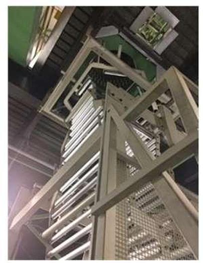 Used 2006 Tecnova Double and Triple Bubble Line Extrusion Line