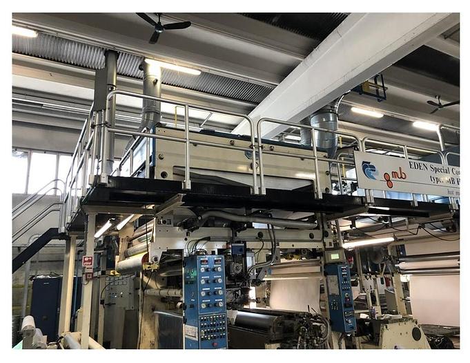 Used 2002 MB Hot Melt, Wax Coater Laminator