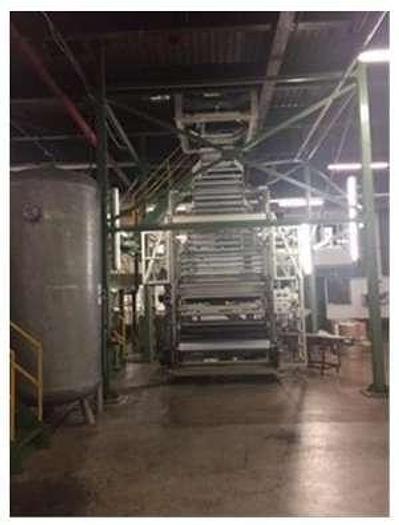 Used 2006 Tecnova Double and Triple Bubble Line Extrusion Line