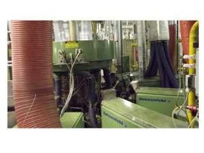Used 2003 Battenfeld 7 layer Coex Blow Film Line
