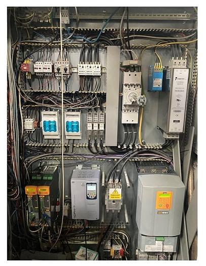 Used PCMC 200 Rewinder + 2800 Nested Embosser & Laminator NT3501