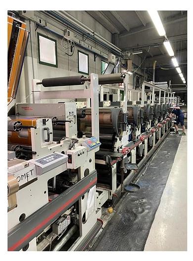 Used 2009 Omet Varyflex VF530F1 Flexo Label Press