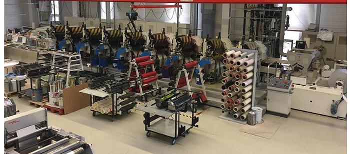 Used 1997 BHS 9 colour servo modular flexo press