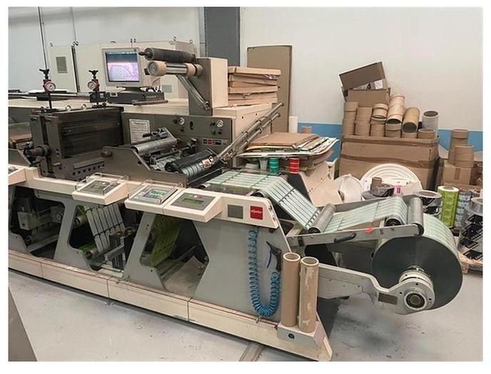 Used 2008 Nilpeter FA4 8 Colour Flexo Label