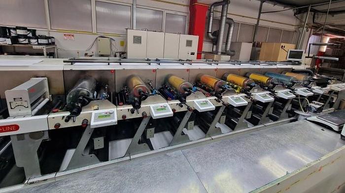 Used 2007 Nilpeter FA4 8 Colour Flexo Label Press