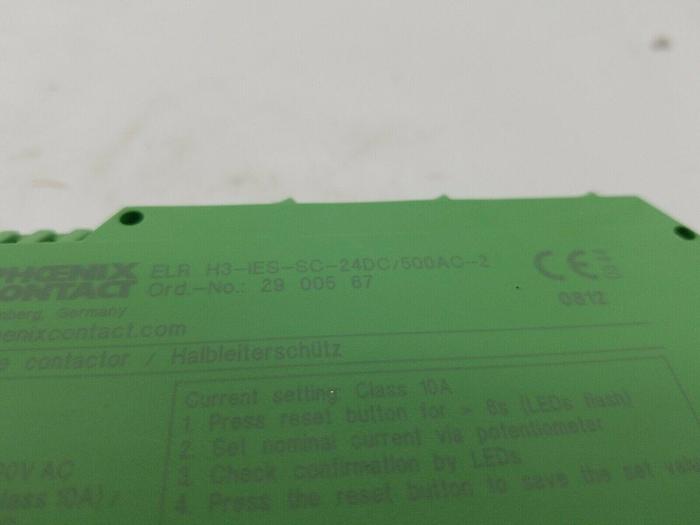 Used Phoenix Contact ELR-H3-IES-SC-24DC/500AC-2