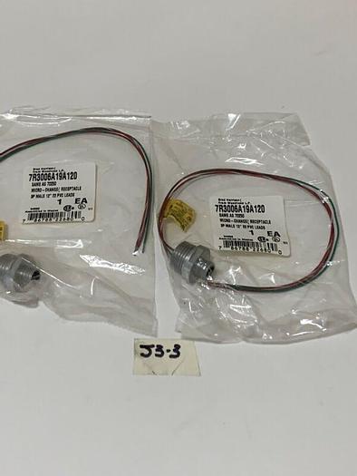NEW HARRISON 7R3006A19A120 / 70250 Micro-Change Receptacle (Lot Of 2)