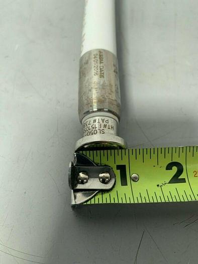 Used Ace Sanitary 1" x 13.5" Flexible Silicone Hose w/ Stainless Steel Outlets