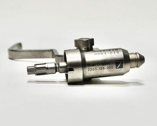 Used STRYKER  7203-126-000 System 7 Dual Trigger Pin Collect, Orthopedic