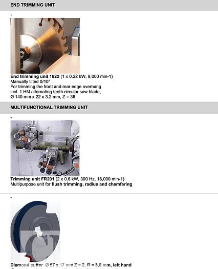 Used 2019 Holz-her Streamer 1052 Edgebander