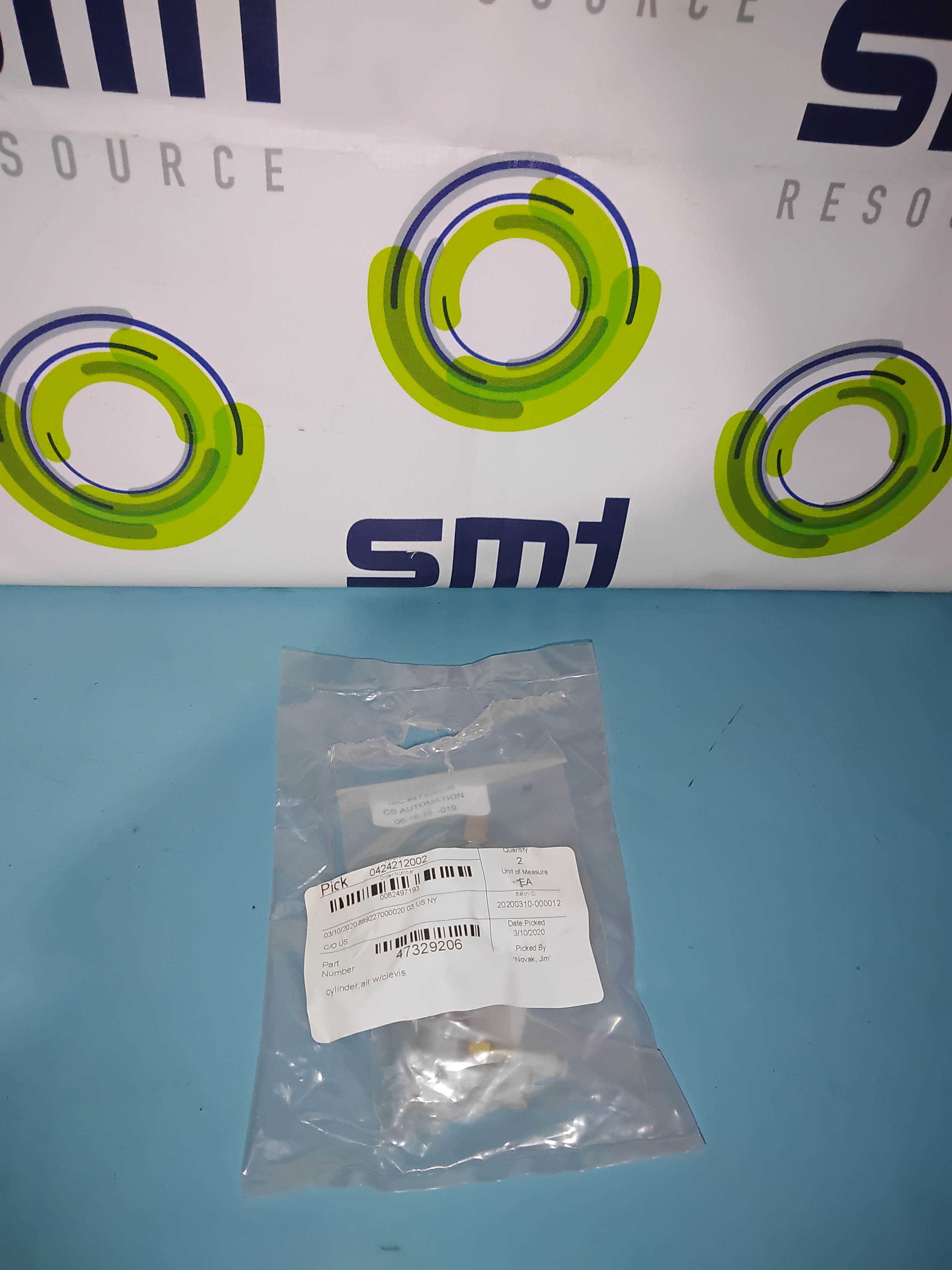 Used Cylinder, Air w/clevis 47329206