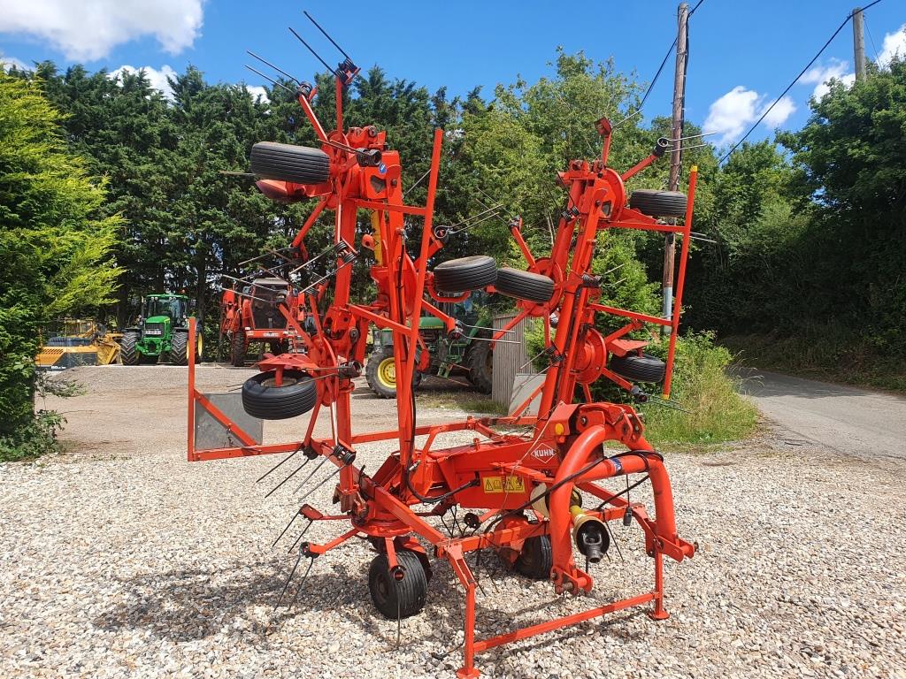 Used Kuhn GF8501MH Hay Tedder for Sale at LBG Machinery, Ltd.