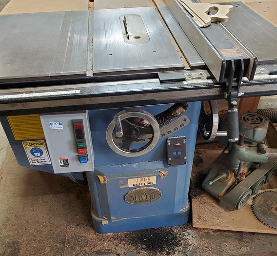 Used Oliver 4015 10" Table Saw