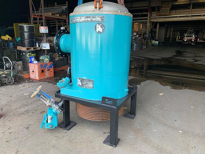 Used BLACK CLAWSON UV-400 PRESSURE SCREEN STAINLESS STEEL, PERFORATED BASKET