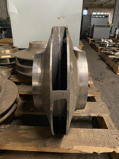 Used Goulds 3405L 8x10x17 Pump Impeller, 5 Vane, 16" Diameter #38995