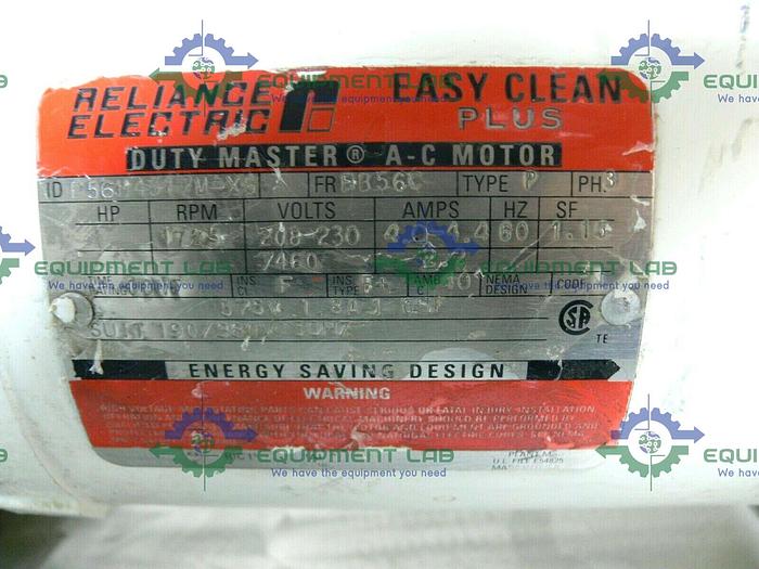 Used Tri-Clover PR25-1 M-TC1-4-SL-S Rotary Lobe Pump w/ Gear Reducer and 1HP Motor