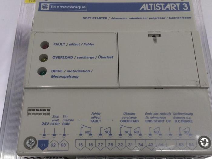 Used Softstarter Altistart 3, ATS23.C10N, Telemechanique, 400V 55KW
