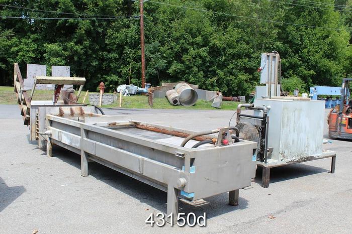Used Rayfo DW100-78 Stainless Steel Rejects Compactor #43150