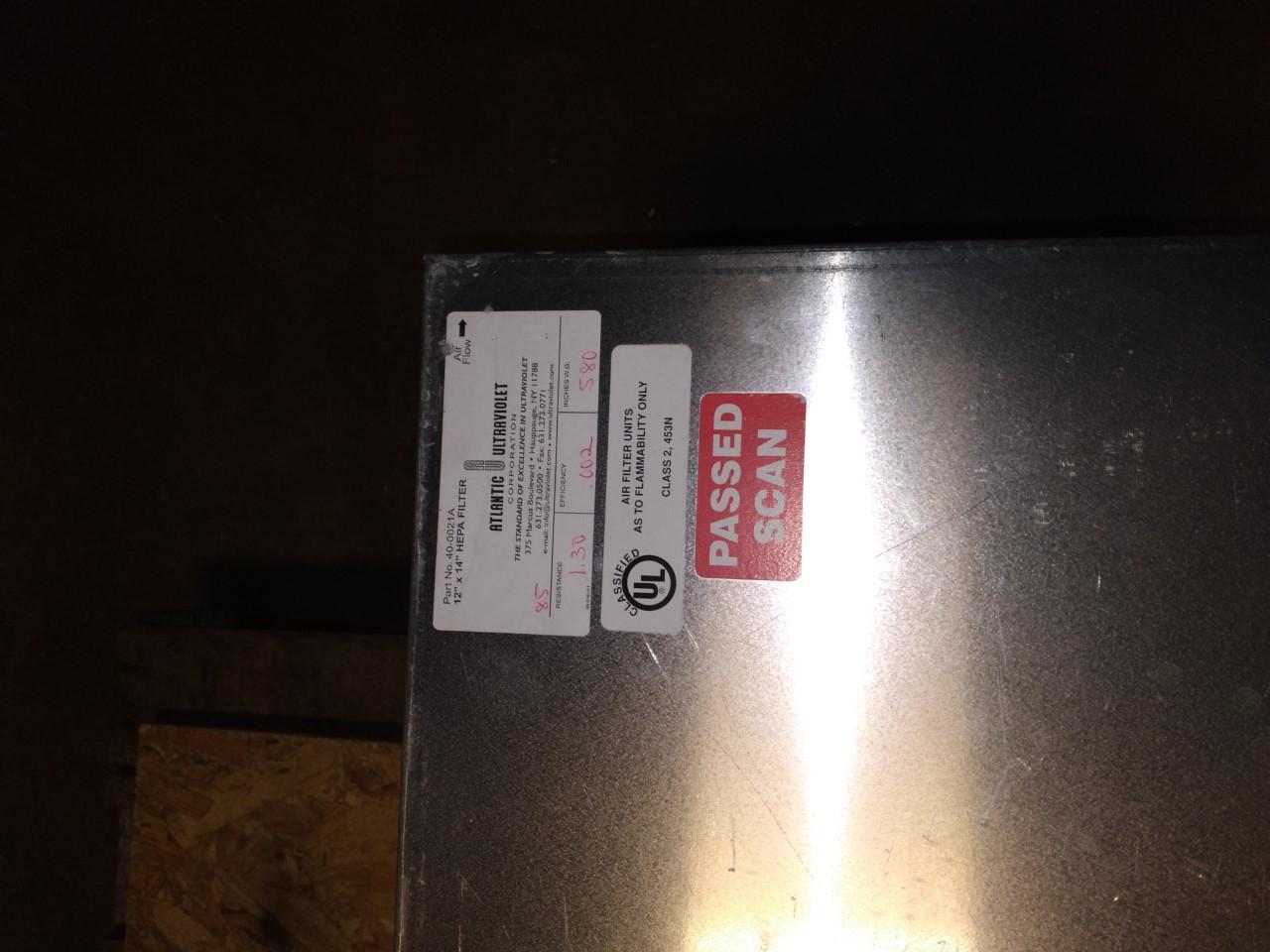 Usado TANK AIR PURIFIER MODEL MODEL: #SC-26AB FOR TANKS 15,000-30,000 GALLONS