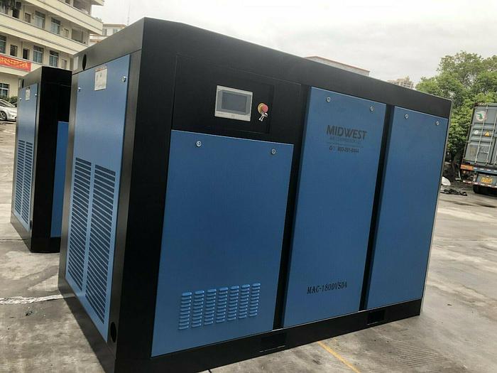 Used Air-Max 175hp MAC-175DVSD NEW Indust Rotary Screw air Compressor 12 Yr warranty
Try our Direct Drive VSD No gears No Belts, 60Hz max