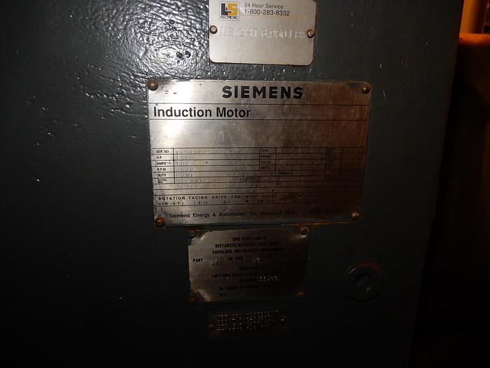 Used SIEMENS 1500 HP INDUCTION MOTOR (1)