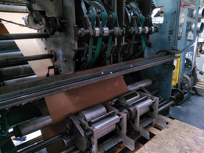 Used NEWLONG CARRIER BAG MACHINE; 150 BAGS/MIN