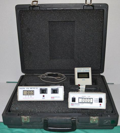 Used Victoreen Nuclear Associates X-ray Dosimeter Kit in Case