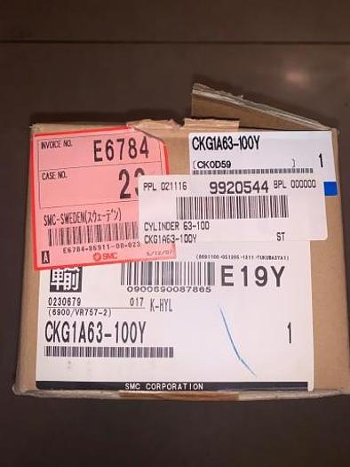 SMC CKG1A63-100Y-X1515 63mm ck clamp cylinder