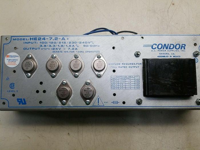 Used Condor Power Supply HE24-7.2-A+