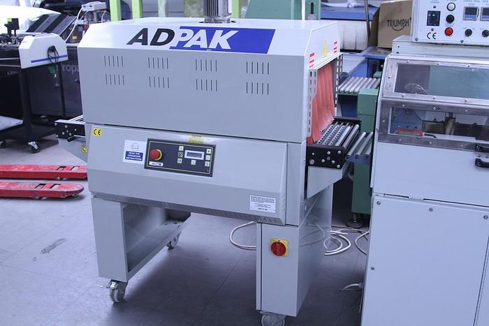 Used Adpak EFK250 Automatic L-Sealer with  Heat Tunnel