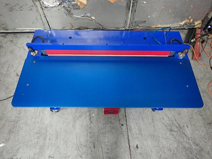 Used Aline HD-36DD Horizontal Vacuum Impulse Heat Sealer W/ Remcor CH250A Chiller