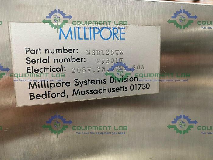 Used Millipore Tangential Flow Filtration System Skid w/ Waukesha 015 Pump & More