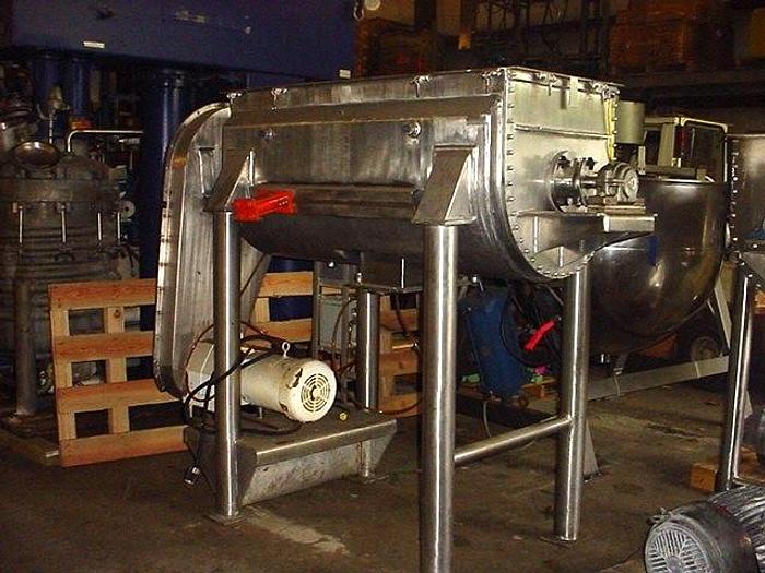 Used 17 CU. FT. JH DAY RIBBON BLENDER - SANITARY S/S - JACKETED