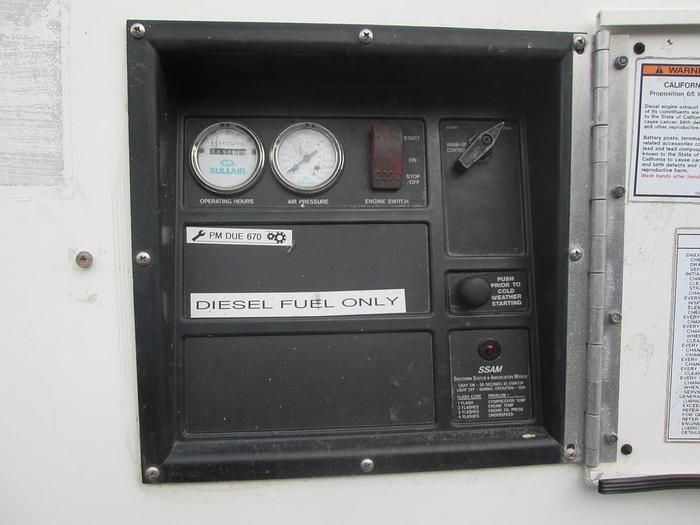 Used 2006 Sullair 185JD Portable Air Compressor