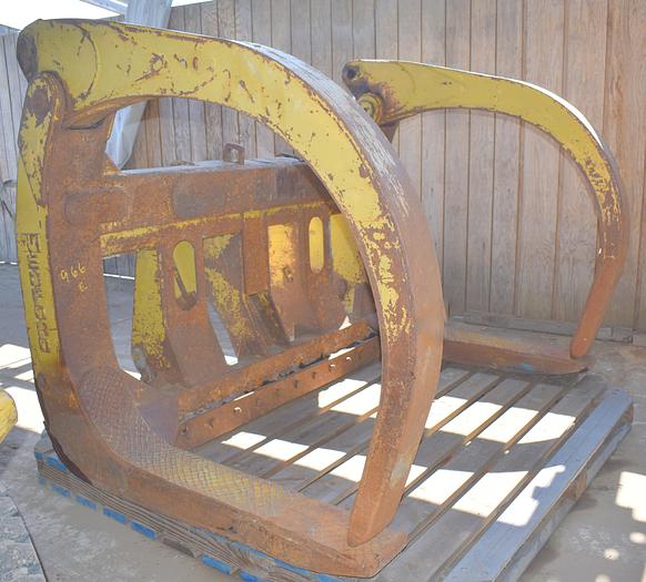 Used 966 log forks, Caterpillar 966 D E F log forks, used Medford log grapple fork