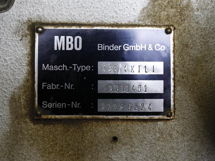 Usato MBO K92 4 KTL