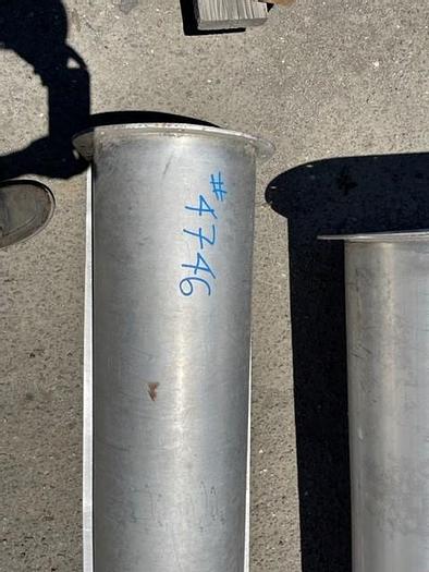 Used 14' Long x 11" Wide x 12" Deep Stainless Steel Auger Trough