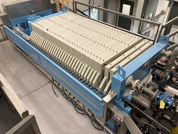 Unused K-S Avery Model 1200-225 LS/28-38/32 1200mm X 1200mm membrane filter press